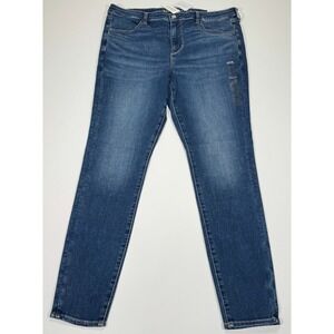 American Eagle Next Level Stretch High Rise Jegging Jeans 18 Long 34W Blue NWT